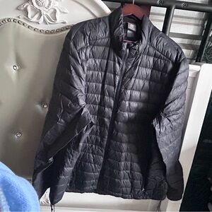 Black Quilted campion Jacket